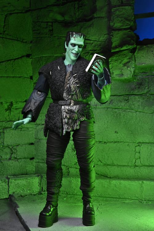 Herman Munster Action Figure reading a book