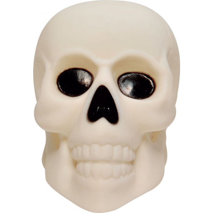 3" Color Changing Skull - white