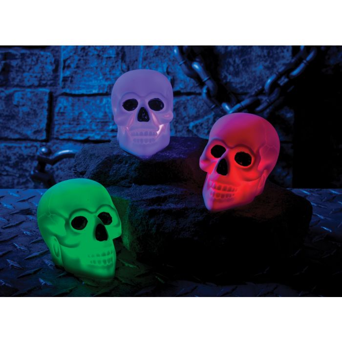 3" Color Changing Skull (three skulls)
