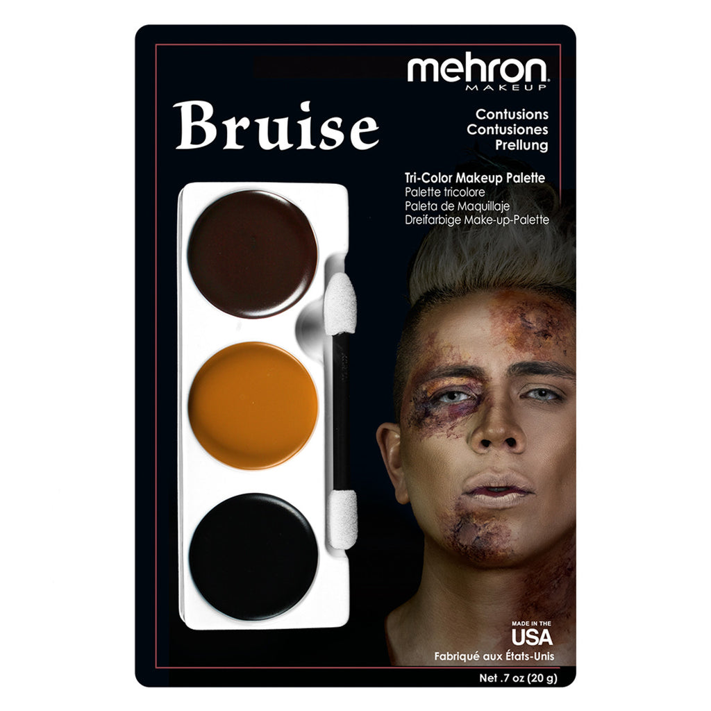 Mehron Makeup Tri-Color Character Palette - Bruise