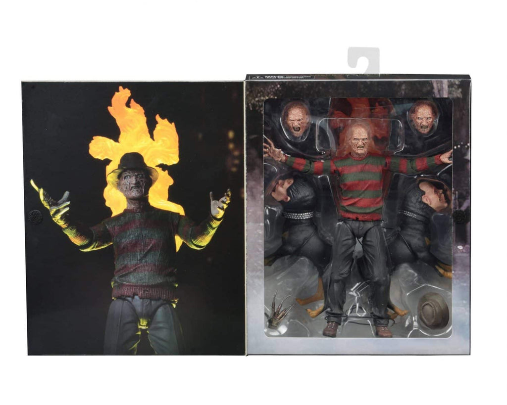Freddy Krueger 7″ Scale Action Figure - Nightmare on Elm Street Ultimate Part 2 