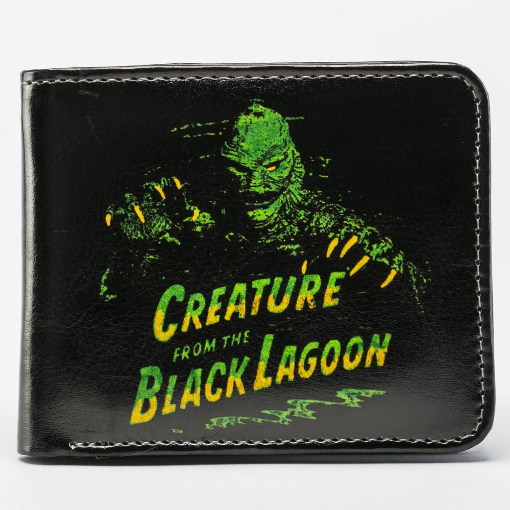 Green Creature From the Black Lagoon Billfold Wallet
