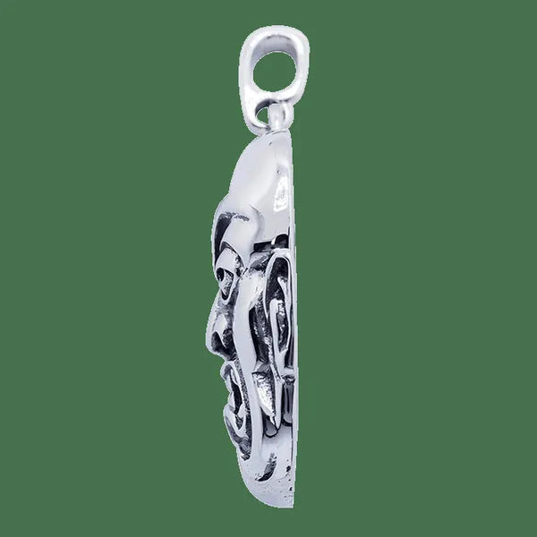 Rob Zombie Phantom Creep Sterling Silver Pendant with Necklace2