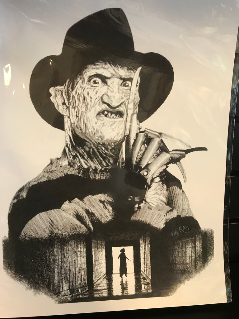 11 x 14 Horror Art Prints of Freddy Krueger