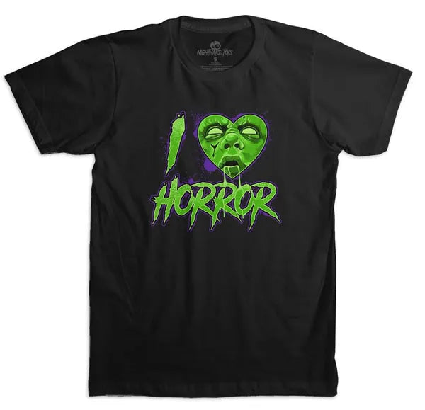 I Love Horror Black Shirt