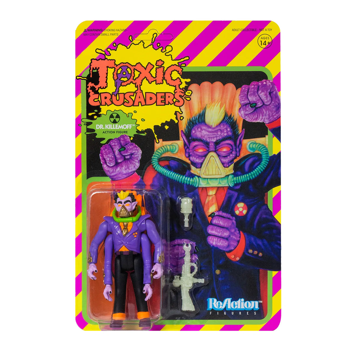 Toxic Crusaders Action Figure - Dr. Killemoff – Nightmare Toys Toxic Crusaders Action Figure - Dr. Killemoff – Nightmare Toys