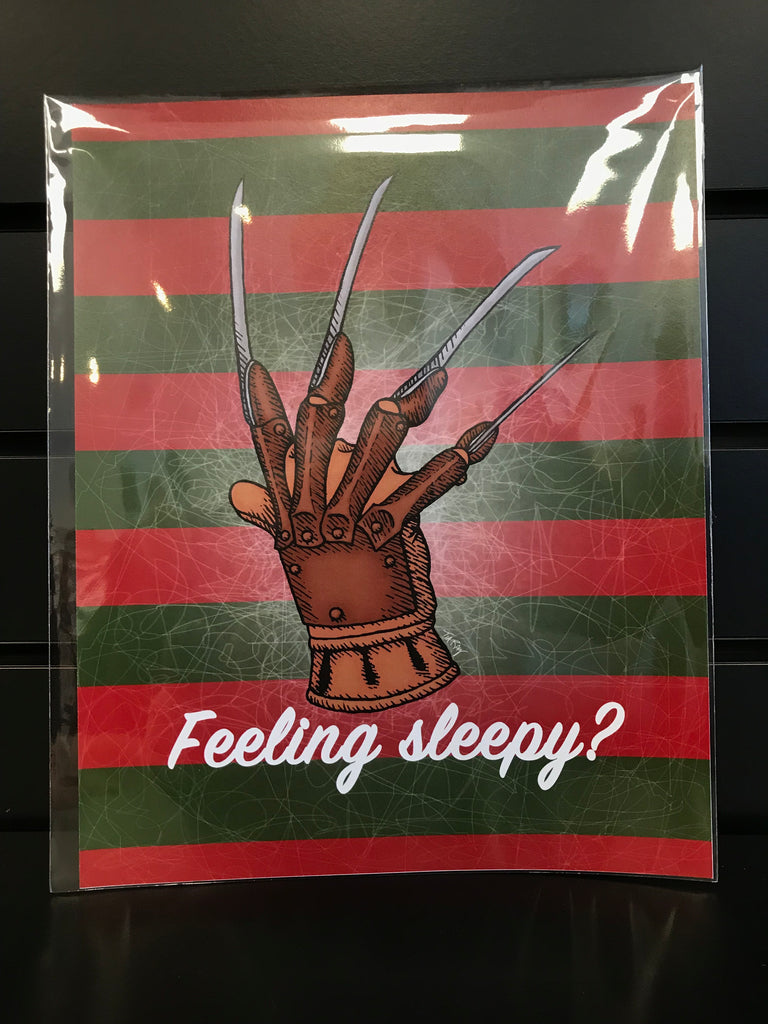  Freddy Kruger 8x10 Art Print - Feeling Sleepy?