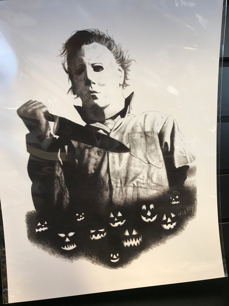 11 x 14 Horror Art Prints of Michael Myers