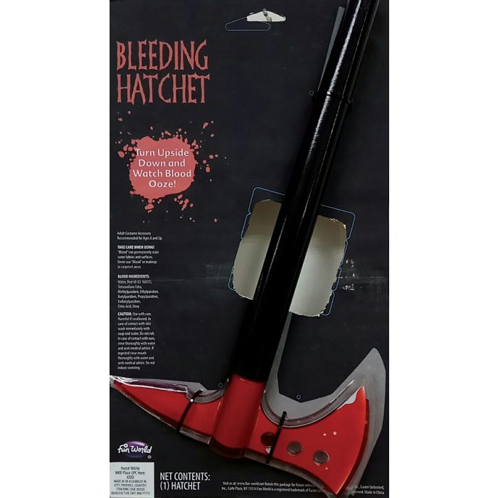 13” Bleeding Hatchet Prop