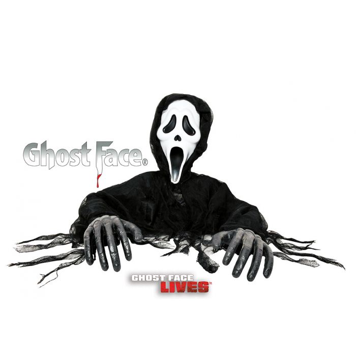 12" Ghost Face Grave Breaker (logo)