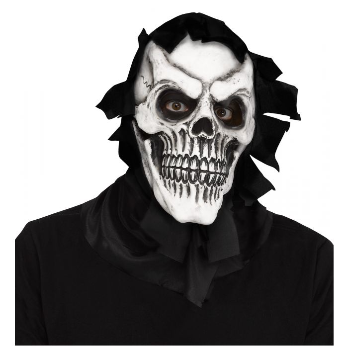Skull Reaper Mask with Shroud