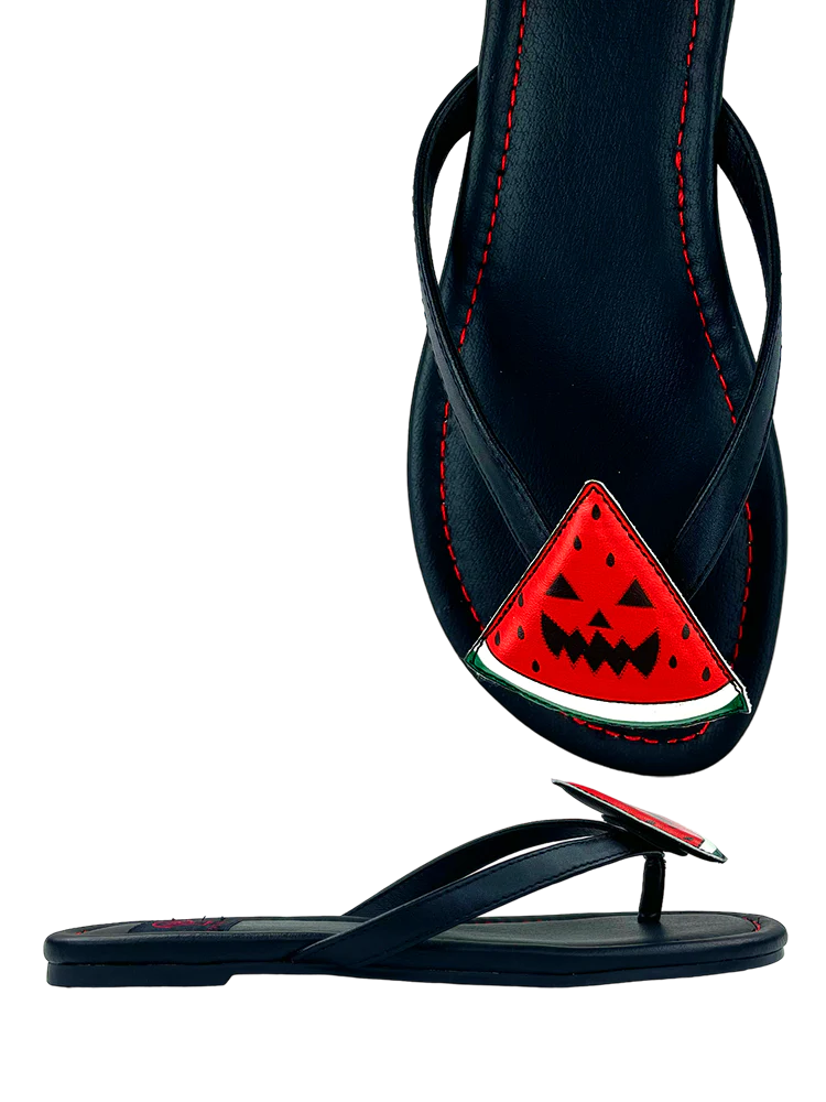 Betty Monster Melon Black and Red Sandal 