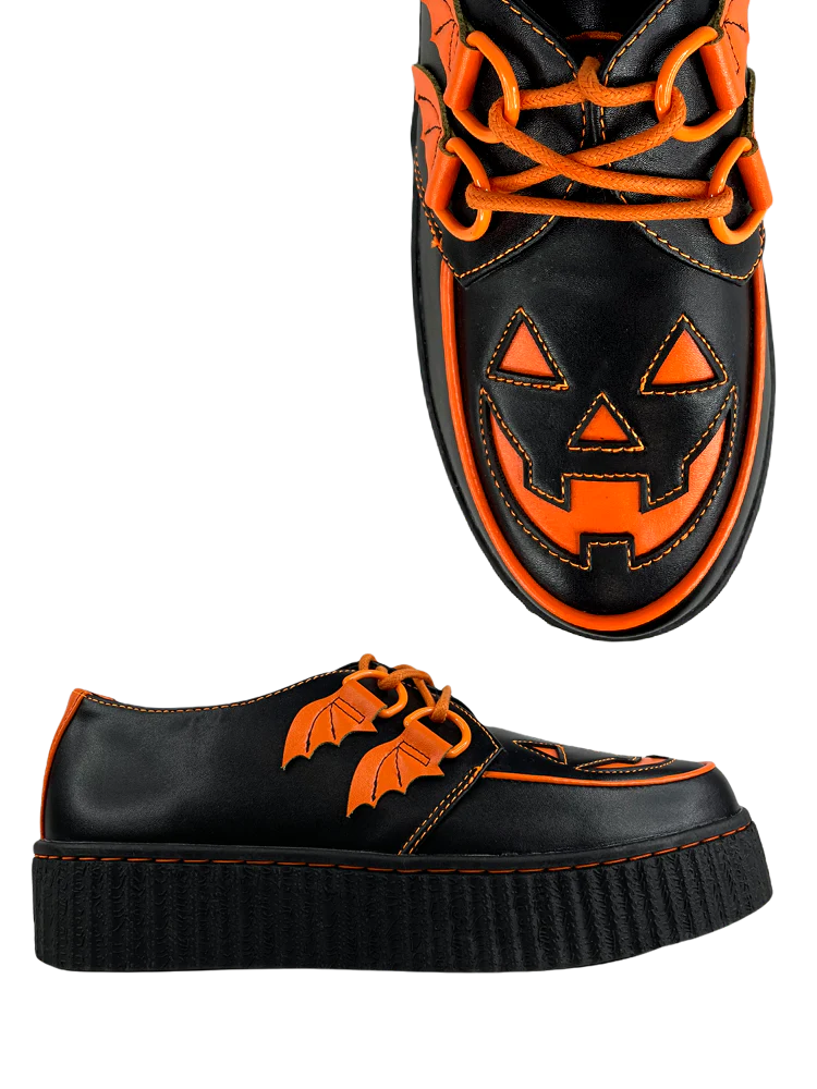 Krypt Jack O Lantern Black/Orange Matte Shoes 