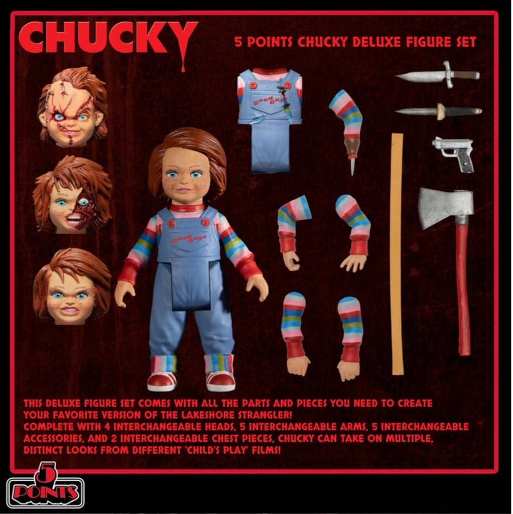5 Points Chucky Deluxe Action Figure Set