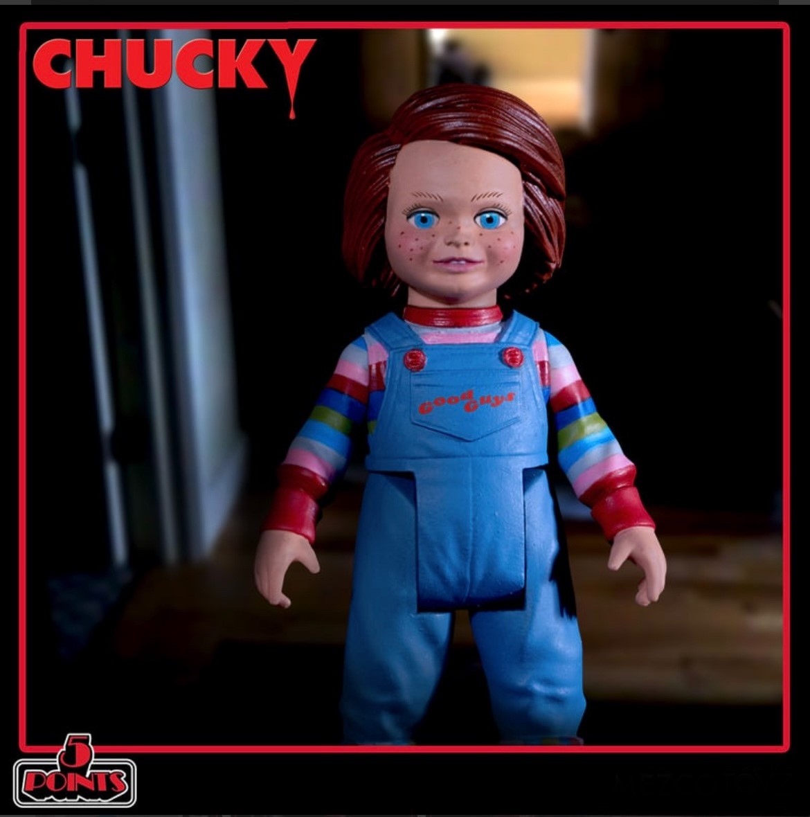 Chucky Deluxe Edition フィギュア 5 Points Chucky Deluxe Action Figure Set – Nightmare Toys