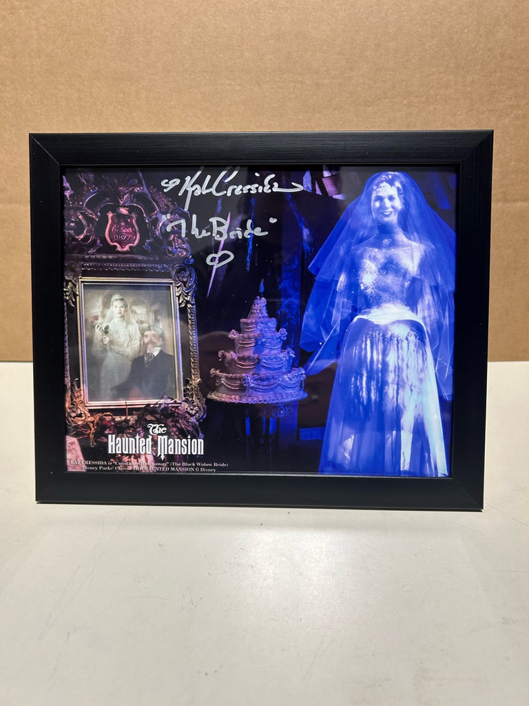 Kat Cressida Haunted Mansion Signed 8x10 V1 Frame