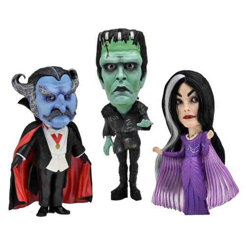 The Munsters Action Figure in Little Big Head Figures - 3-Pack