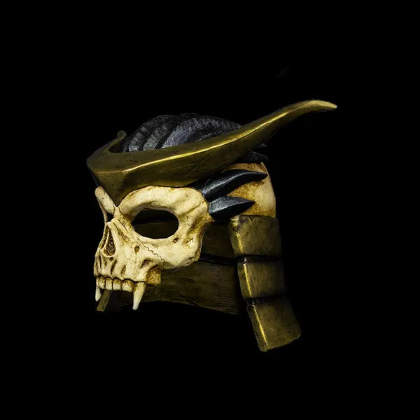 Mortal Kombat Shao Kahn Mask - left side view
