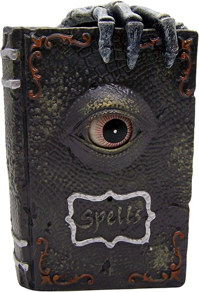 9.5" Animated Dragon Eye Spell Book