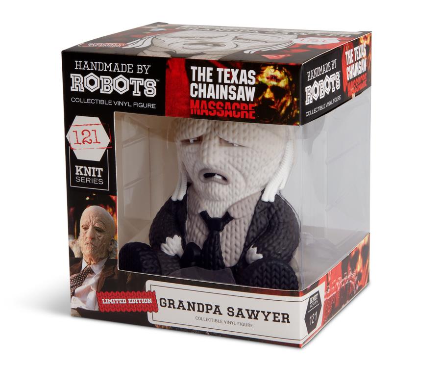 The Texas Chainsaw Massacre Part II Grandpa Sawyer Figure - packaged