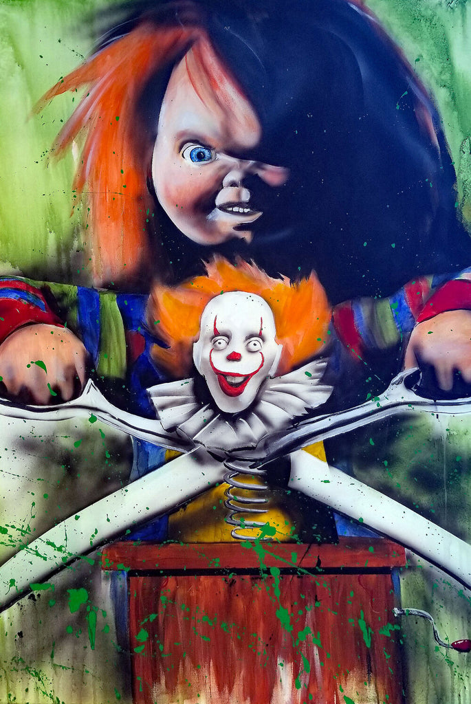 Chucky Canvas Painting