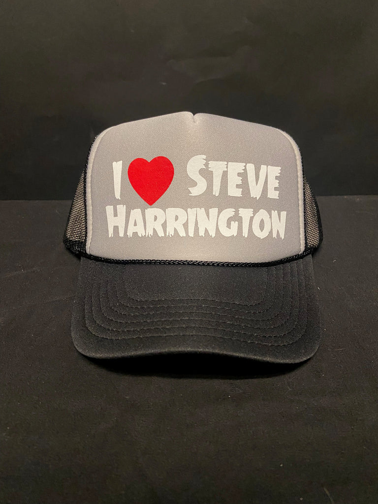Steve Harrington Horror Trucker Hat - Grey