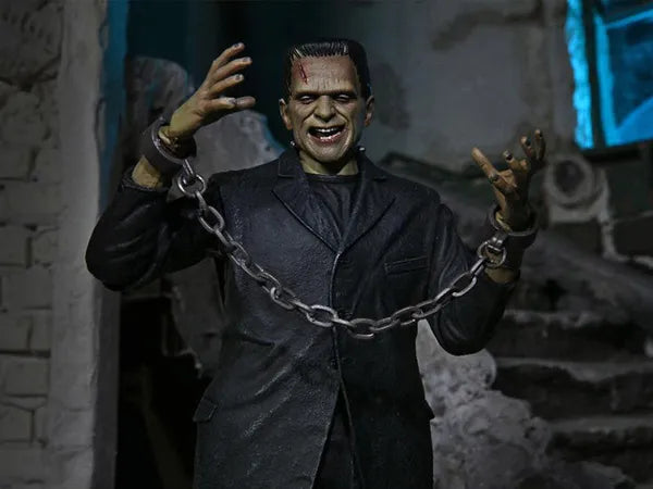 Ultimate Frankenstein Action Figure 7 inch in chains- Monster (Color)  