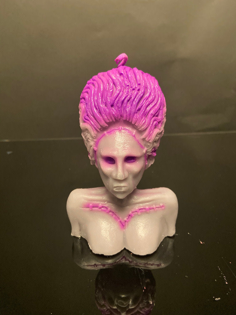 Bride Monster Melt Candle - Dead Purple/Pink Baked Apple Pie Scent 