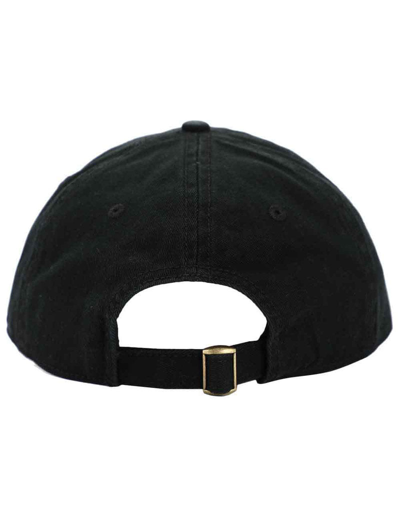Black Ghostface Embroidered Hat - back view
