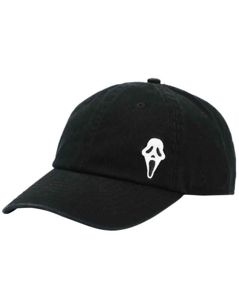 Black Ghostface Embroidered Hat