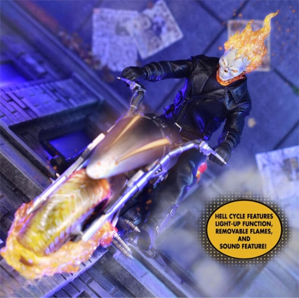 Ghost Rider & Hell Cycle Set | Ghost Rider Figure with Bike – Nightmare ...