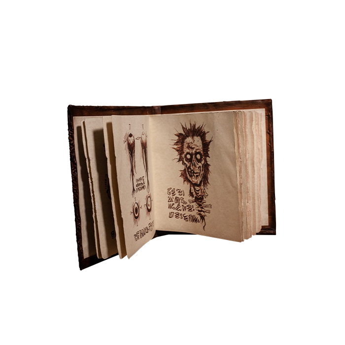 Evil Dead 2: Book of the Dead Necronomicon Prop with Printed Pages