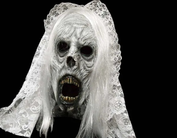 Weeping Wraith - Half Mask - White Variant – Nightmare Toys