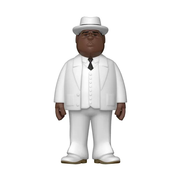 Notorious BIG Gold Funko Pop in White Suit 12-inches