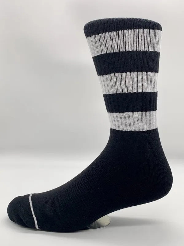 Cru Sox - Lockdown Black and White Socks