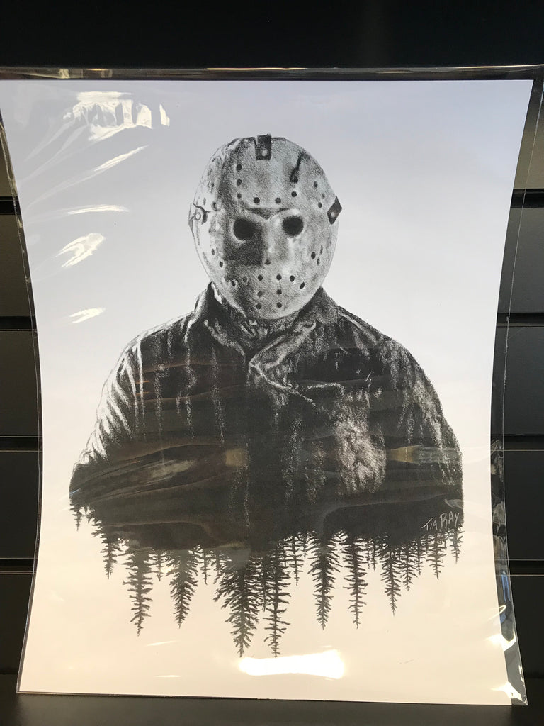 11 x 14 Horror Art Prints of Jason Voorhees
