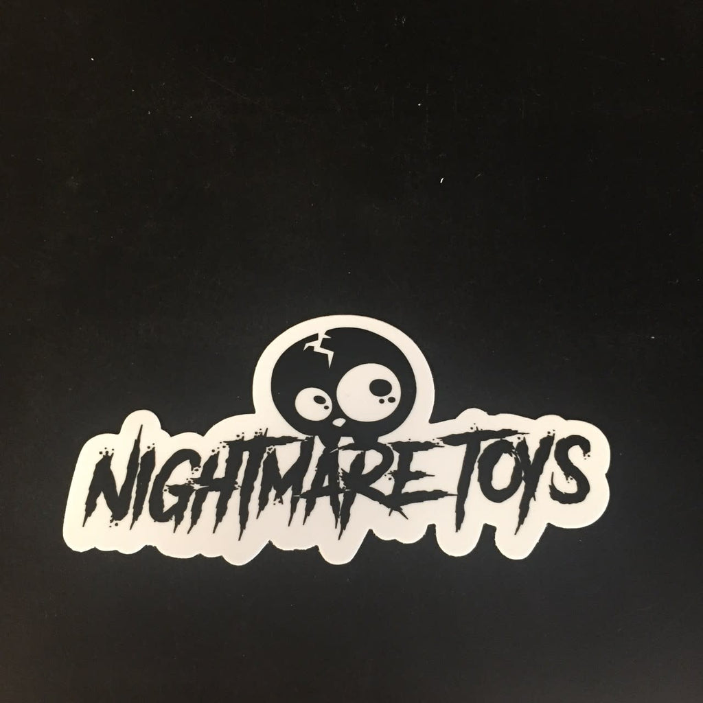 Nightmare Toys Logo Sticker (Large Size)
