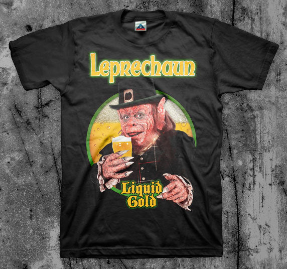 Leprechaun T Shirt - Liquid Gold 