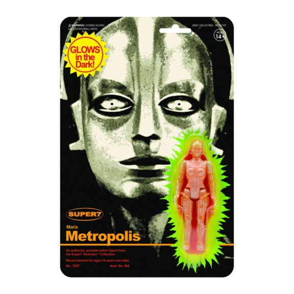 Metropolis Maria Action Figure - Monster Glow in the Dark card