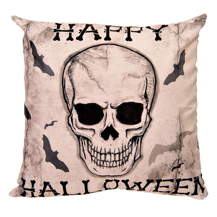 Halloween Trendy Pillow Cover - Skull
