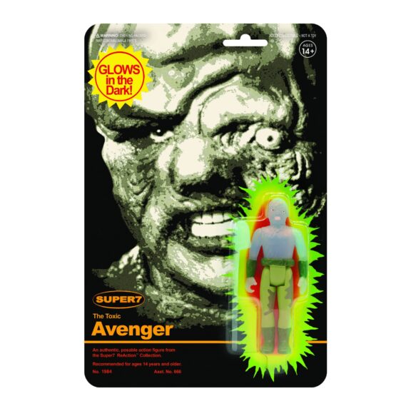 Toxic Avenger Action Figure - Toxie Monster Glow