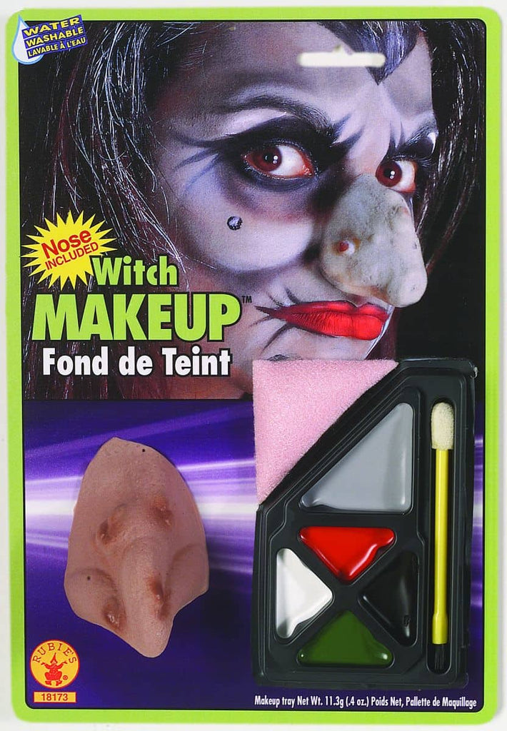 Witch Makeup Kit with Nose Included